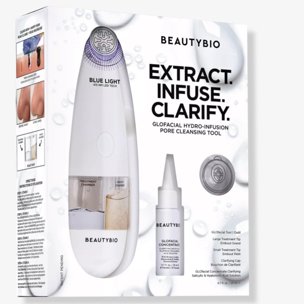 BeautyBio GloFacial Hydro-Infusion Pore Cleansing Tool